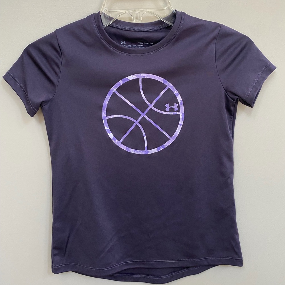 Kids Under Armour HeatGear Basketball Tee